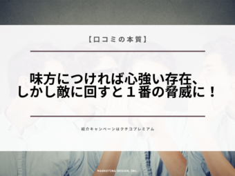 【解説】口コミの本質とマーケティング活用方法が分かる記事のアイキャッチ画像